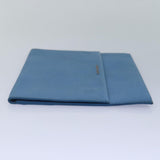 Burberry Blue Leather Clutch Bag ( )