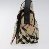 Burberry Nova Check Beige Wool Shoulder Bag ( )