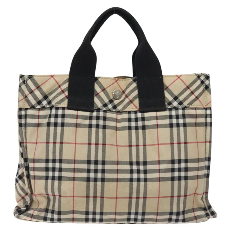 Burberry Nova Check Beige Nylon Tote Bag ( )