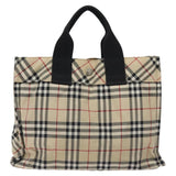 Burberry Nova Check Beige Nylon Tote Bag ( )