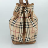 Burberry Nova Check Beige Canvas Tote Bag ( )
