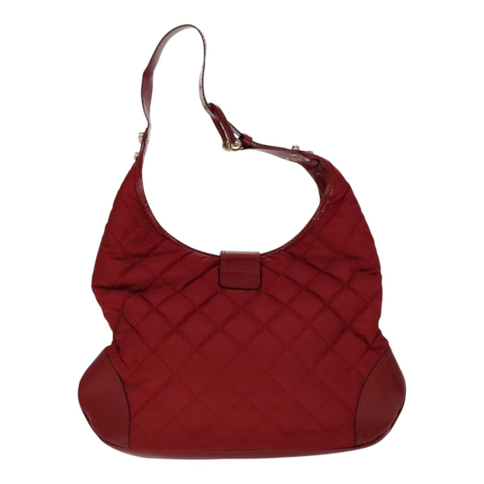 Burberry Shoulder Bag Red Synthetic Shoulder Bag ( )