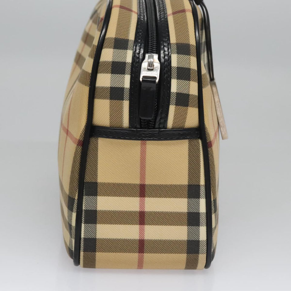 Burberry Nova Check Beige Canvas Handbag ( )