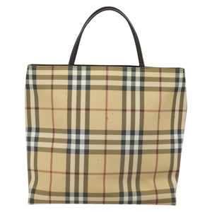 Burberry Nova Check Beige Canvas Tote Bag ( )