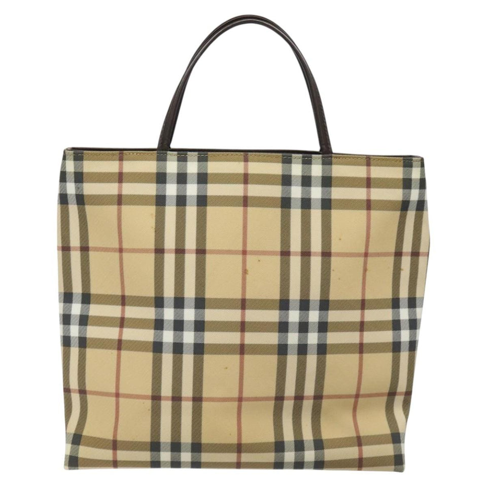 Burberry Nova Check Beige Canvas Tote Bag ( )
