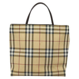 Burberry Nova Check Beige Canvas Tote Bag ( )