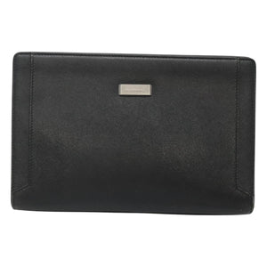 Burberry Black Leather Clutch Bag ( )