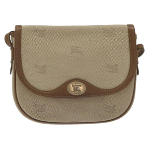 Burberry Beige Canvas Shoulder Bag ( )