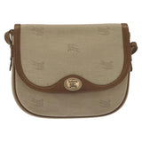 Burberry Beige Canvas Shoulder Bag ( )