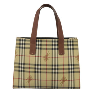 Burberry Nova Check Beige Canvas Tote Bag ( )