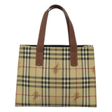 Burberry Nova Check Beige Canvas Tote Bag ( )