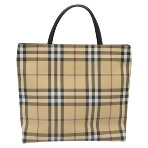 Burberry Nova Check Beige Canvas Handbag ( )