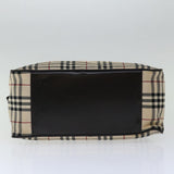 Burberry Nova Check Beige Synthetic Handbag ( )
