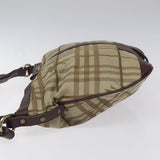 Burberry Nova Check Black Canvas Shoulder Bag ( )