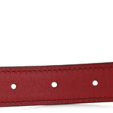 Hermes Epsom Swift 24mm Sydney Belt 80 32 Nata Rouge H