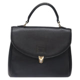 Burberry Triple Loving Heart Black Leather Handbag ( )