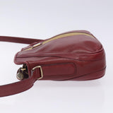 Burberry Red Leather Shoulder Bag ( )