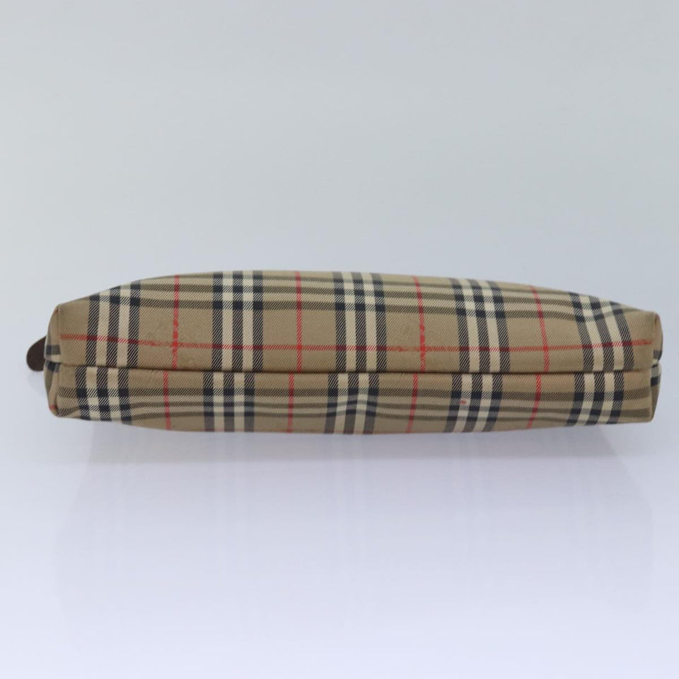 Burberry Nova Check Beige Canvas Clutch Bag ( )