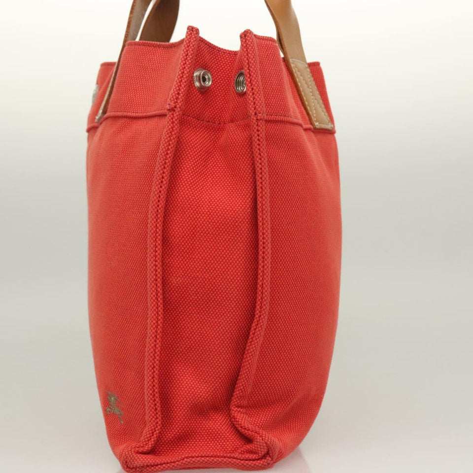 Burberry Red Canvas Tote Bag ( )