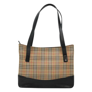Burberry Nova Check Beige Canvas Tote Bag ( )
