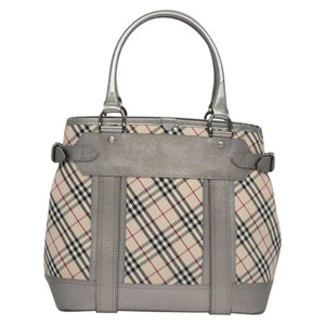 Burberry Nova Check Beige Canvas Tote Bag ( )