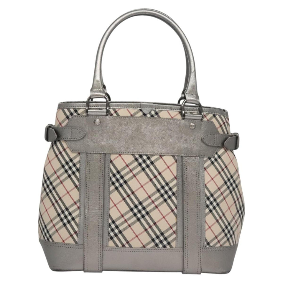 Burberry Nova Check Beige Canvas Tote Bag ( )