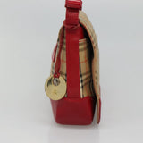 Burberry Nova Check Beige Canvas Shoulder Bag ( )