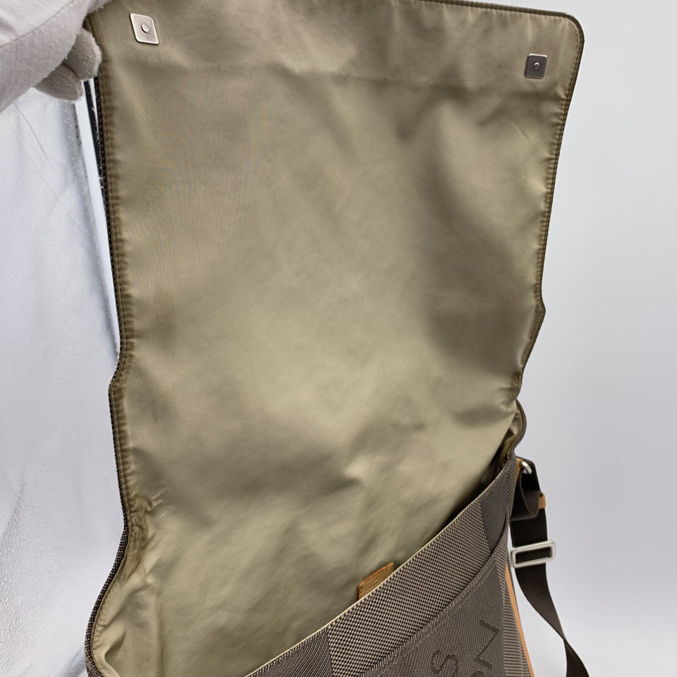 Louis Vuitton Terre Damier Geant Canvas Messenger Crossbody Bag