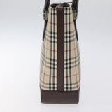 Burberry Nova Check Beige Canvas Handbag ( )