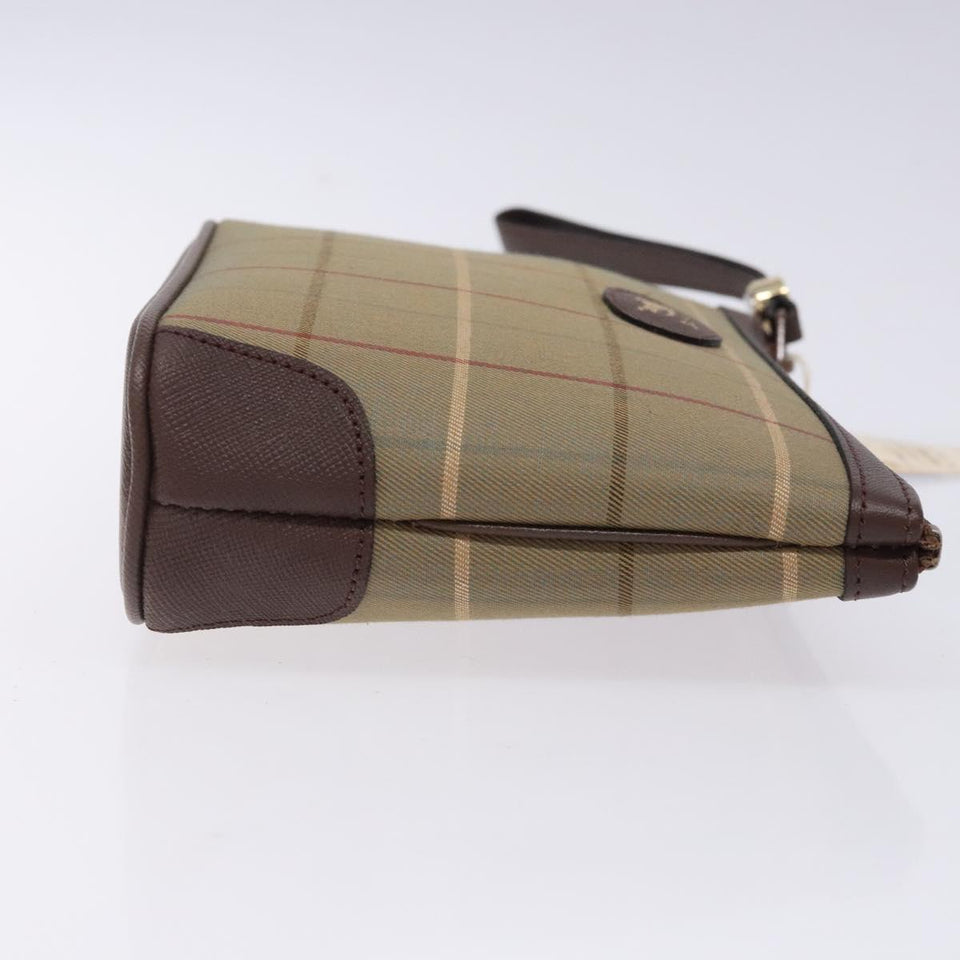 Burberry Nova Check Beige Canvas Clutch Bag ( )