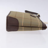Burberry Nova Check Beige Canvas Clutch Bag ( )