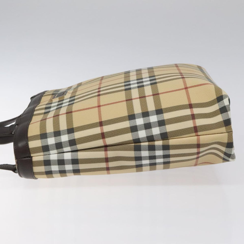 Burberry Nova Check Beige Canvas Tote Bag ( )