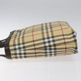 Burberry Nova Check Beige Canvas Tote Bag ( )