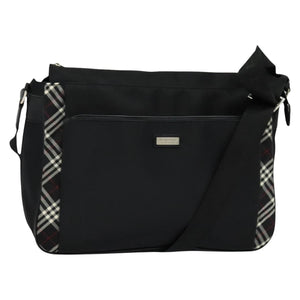 Burberry Nova Check Black Synthetic Shoulder Bag ( )