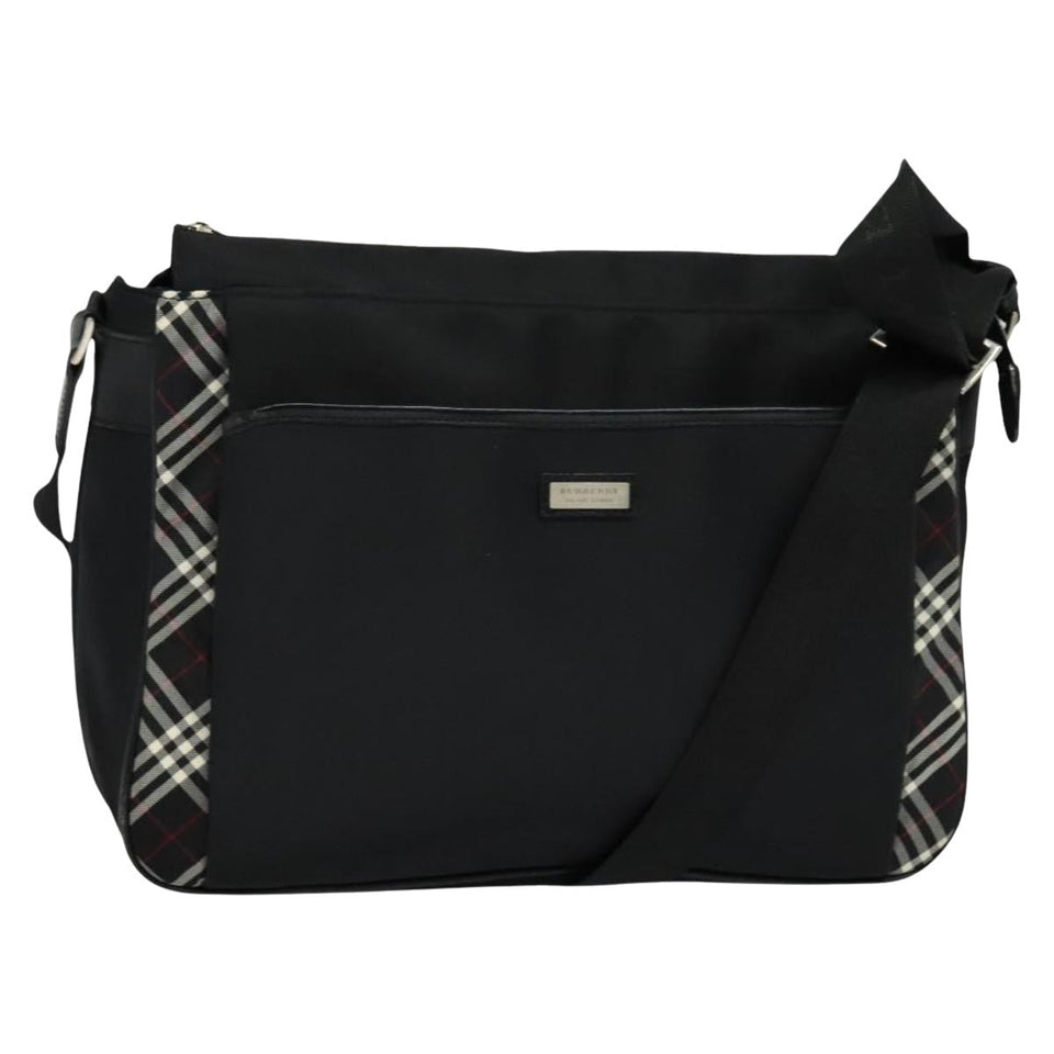 Burberry Nova Check Black Synthetic Shoulder Bag ( )