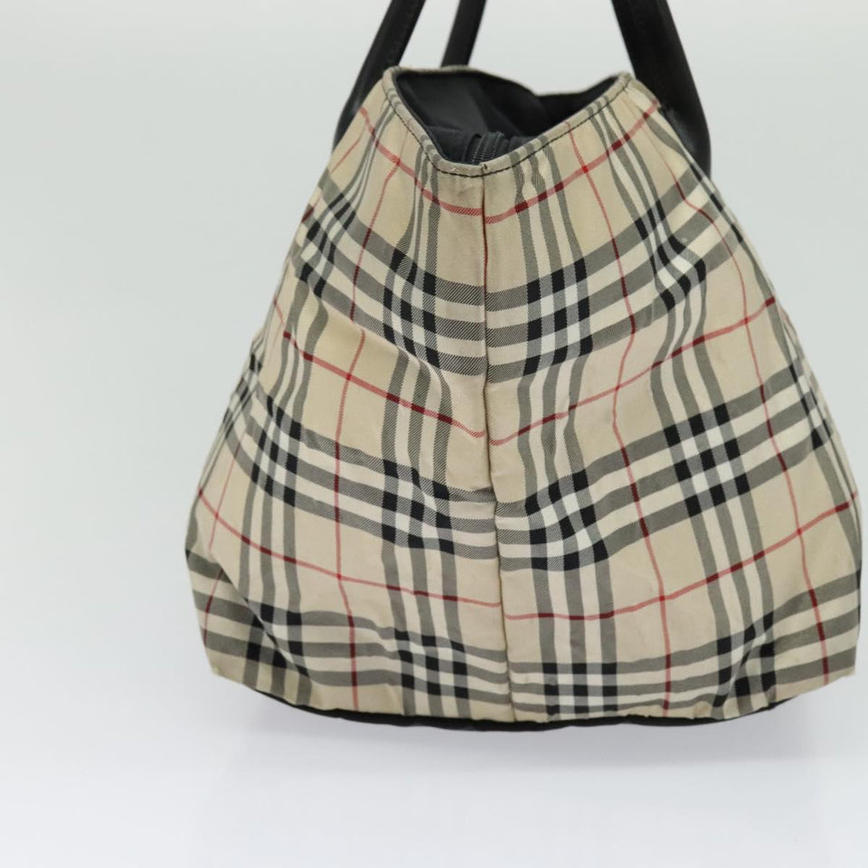 Burberry Nova Check Beige Nylon Tote Bag ( )