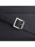 Luxury Burberry Small Leather Messenger Bag Black