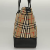 Burberry Nova Check Beige Canvas Tote Bag ( )