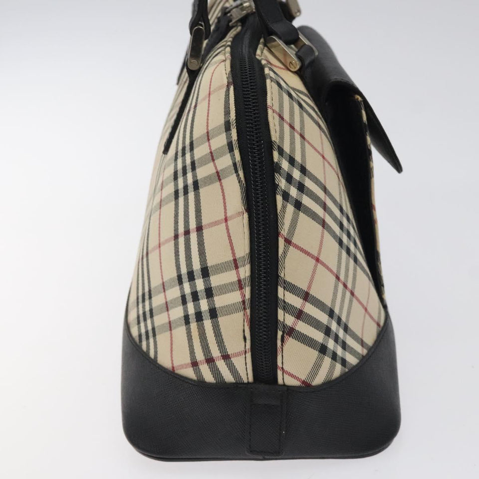 Burberry Nova Check Beige Canvas Handbag ( )