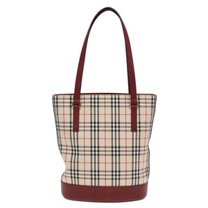 Burberry Nova Check Beige Canvas Shoulder Bag ( )