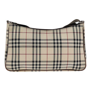 Burberry Nova Check Beige Synthetic Shoulder Bag ( )