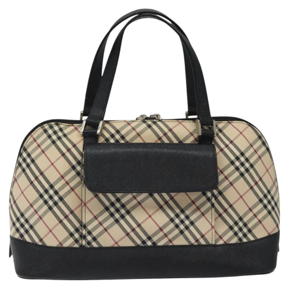 Burberry Nova Check Beige Canvas Handbag ( )