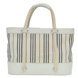 Burberry White Canvas Handbag ( )