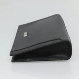 Burberry Black Leather Clutch Bag ( )
