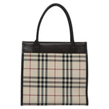 Burberry Nova Check Beige Canvas Handbag ( )