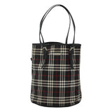Burberry Nova Check Multicolour Synthetic Tote Bag ( )