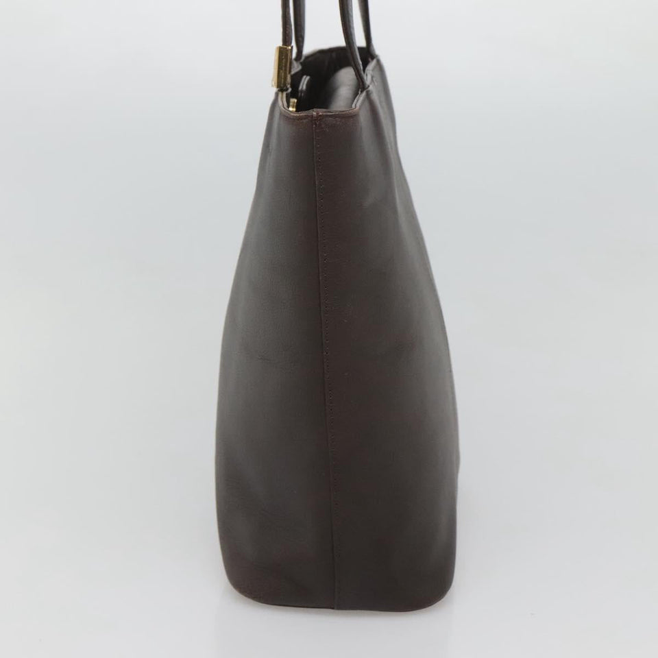 Burberry Brown Leather Tote Bag ( )