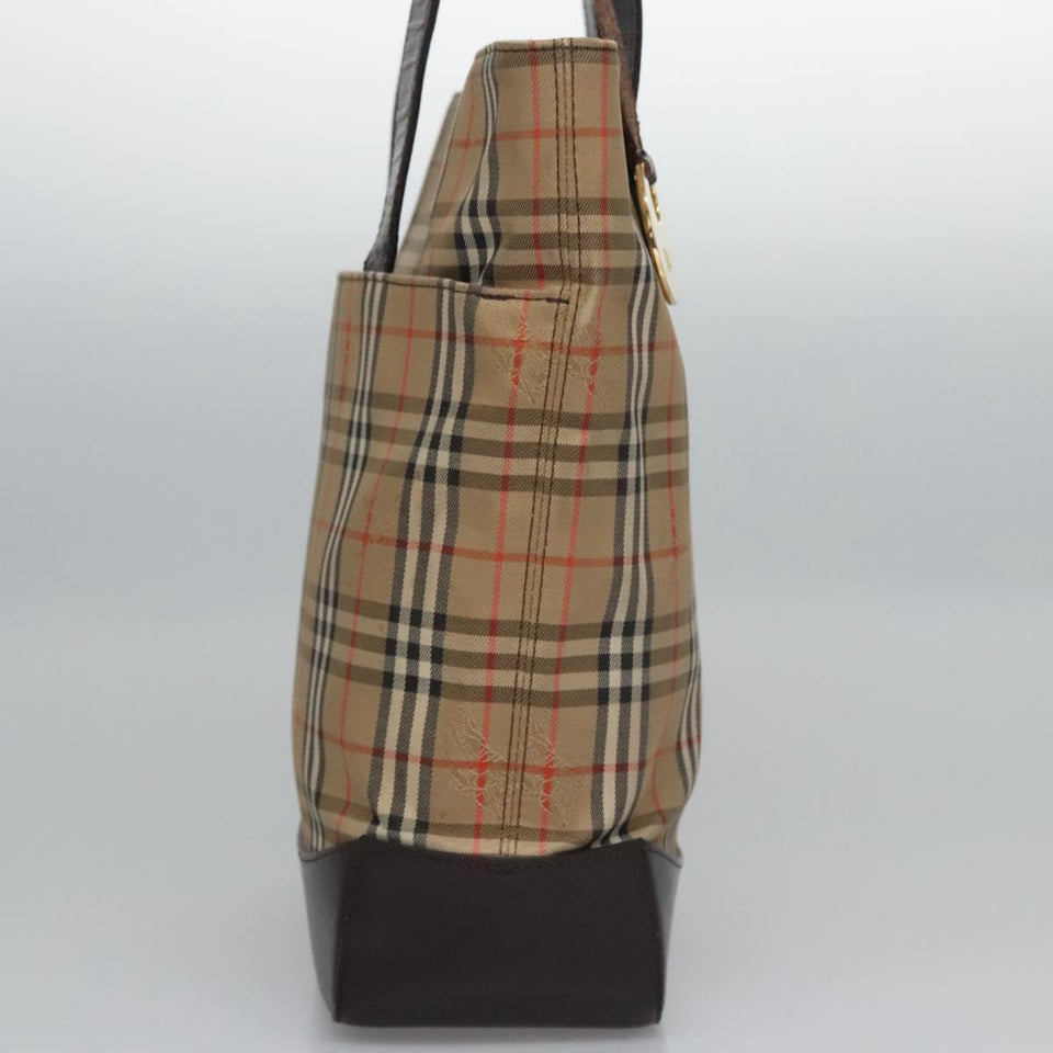 Burberry Nova Check Beige Canvas Tote Bag ( )