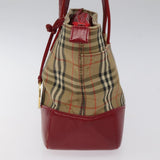 Burberry Nova Check Beige Canvas Handbag ( )