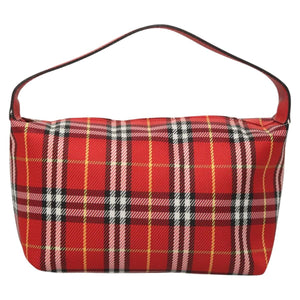 Burberry Nova Check Red Nylon Clutch Bag ( )